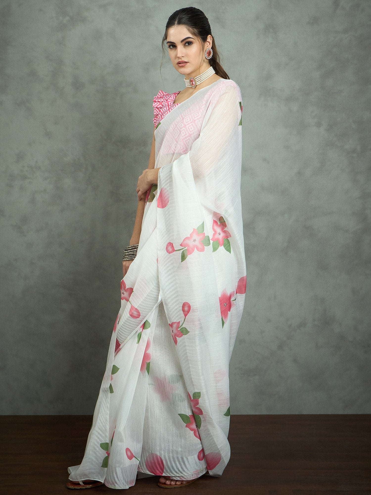 partywear designer saree for festive occasions