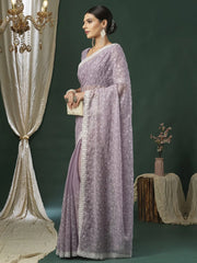 partywear designer saree for festive occasions