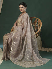 partywear designer saree for festive occasions