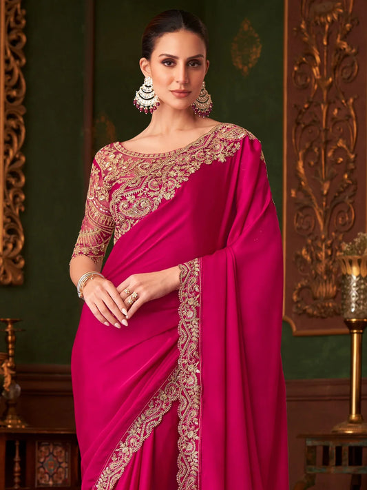 partywear designer saree for festive occasions