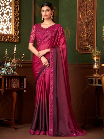 partywear designer saree for festive occasions