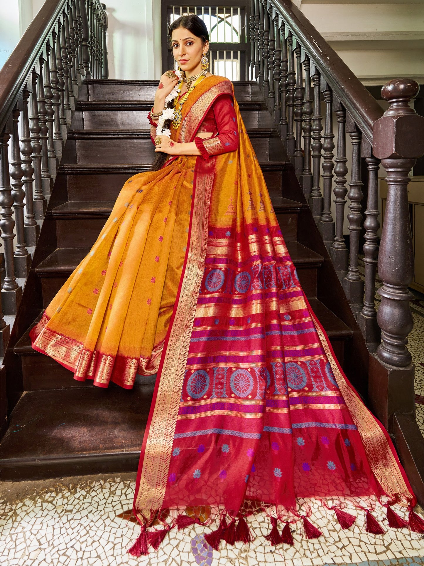 partywear designer saree for festive occasions