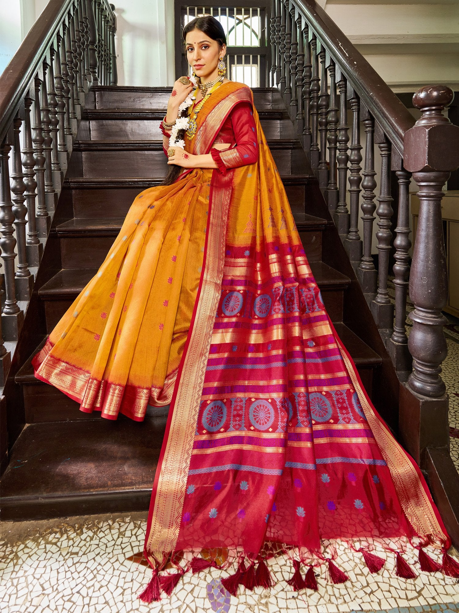 partywear designer saree for festive occasions