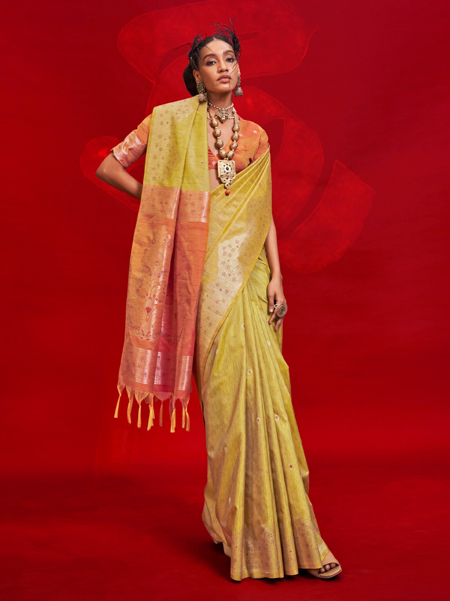 partywear designer saree for festive occasions