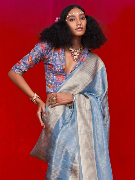 partywear designer saree for festive occasions