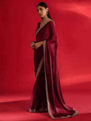 partywear designer saree for festive occasions