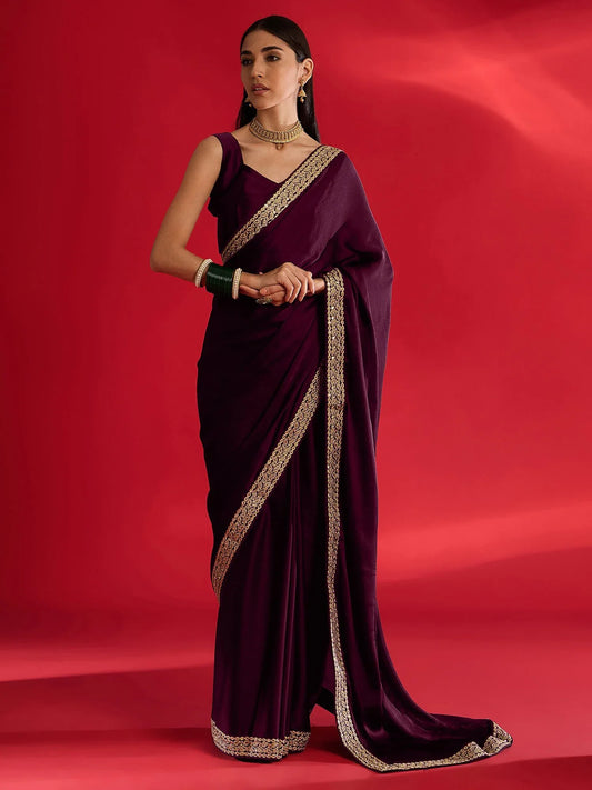 partywear designer saree for festive occasions