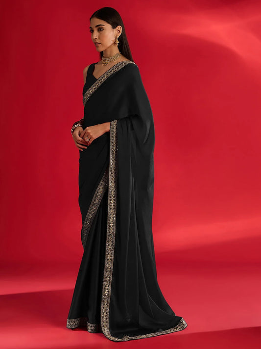 partywear designer saree for festive occasions