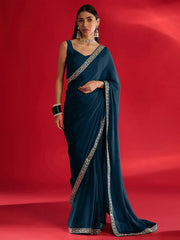 partywear designer saree for festive occasions