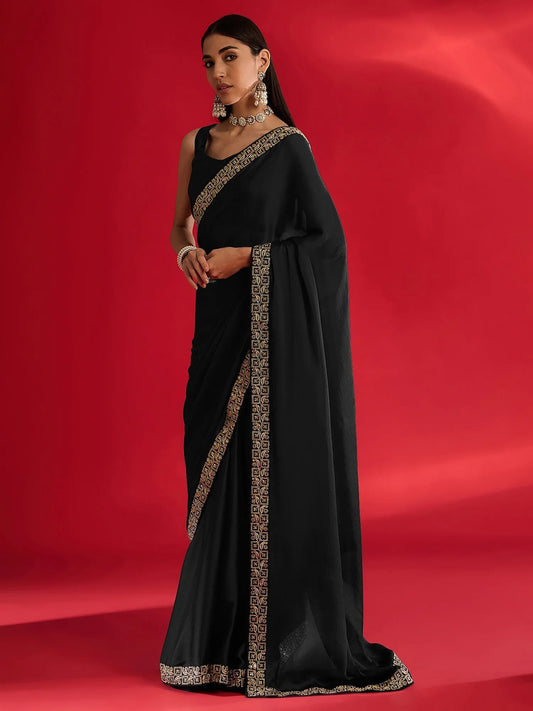partywear designer saree for festive occasions