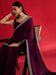 Purple Magenta Party Wear Satin Embellished Saree
