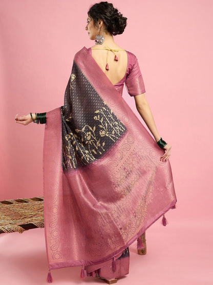 partywear designer saree for festive occasions