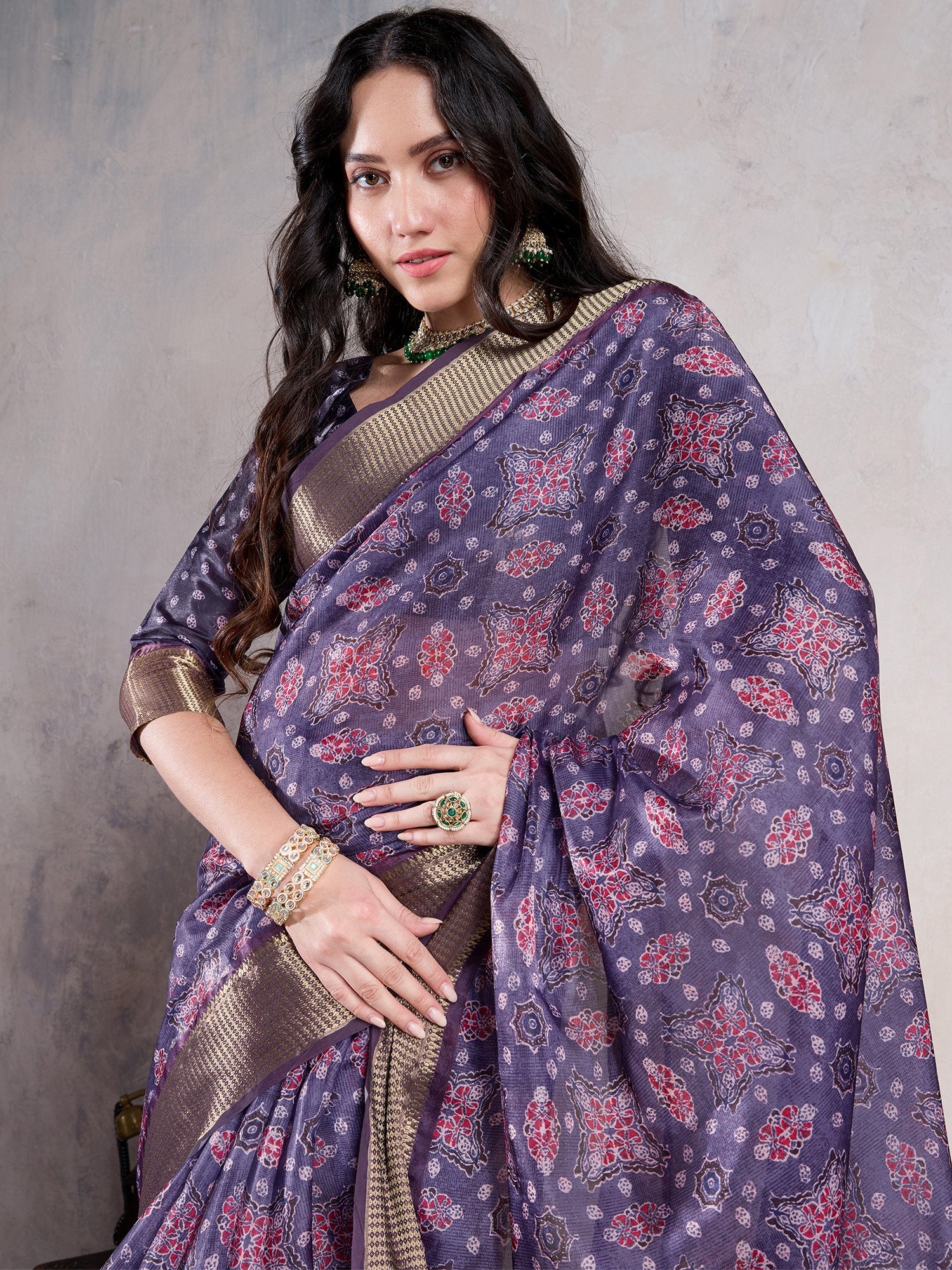 partywear designer saree for festive occasions