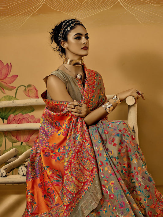 partywear designer saree for festive occasions