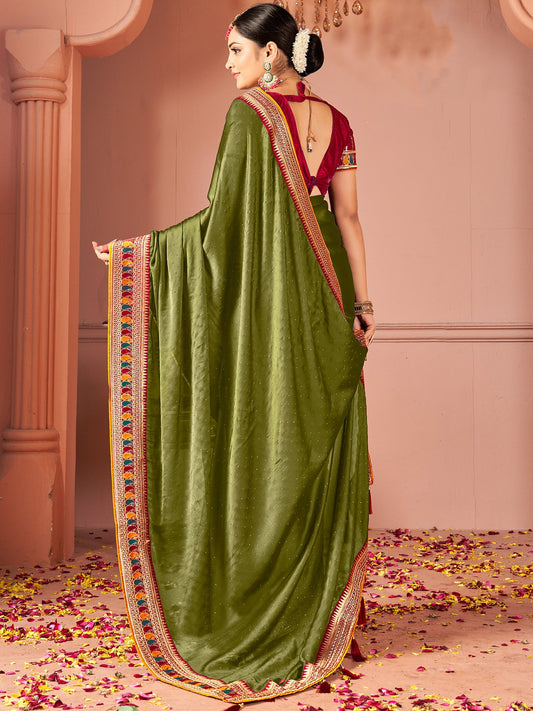 partywear designer saree for festive occasions