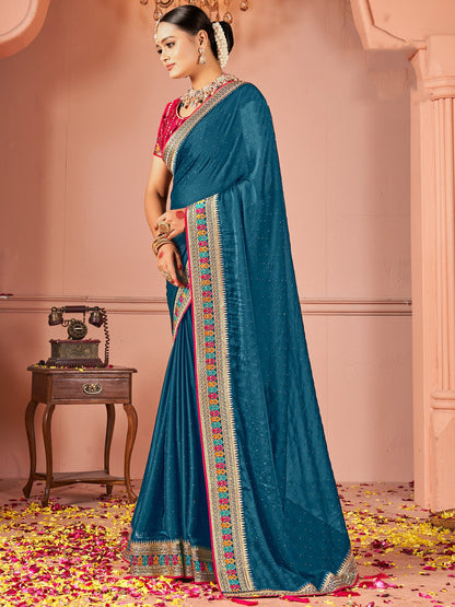 partywear designer saree for festive occasions