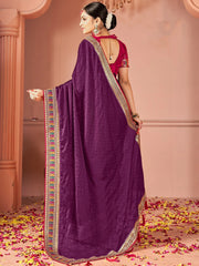 partywear designer saree for festive occasions