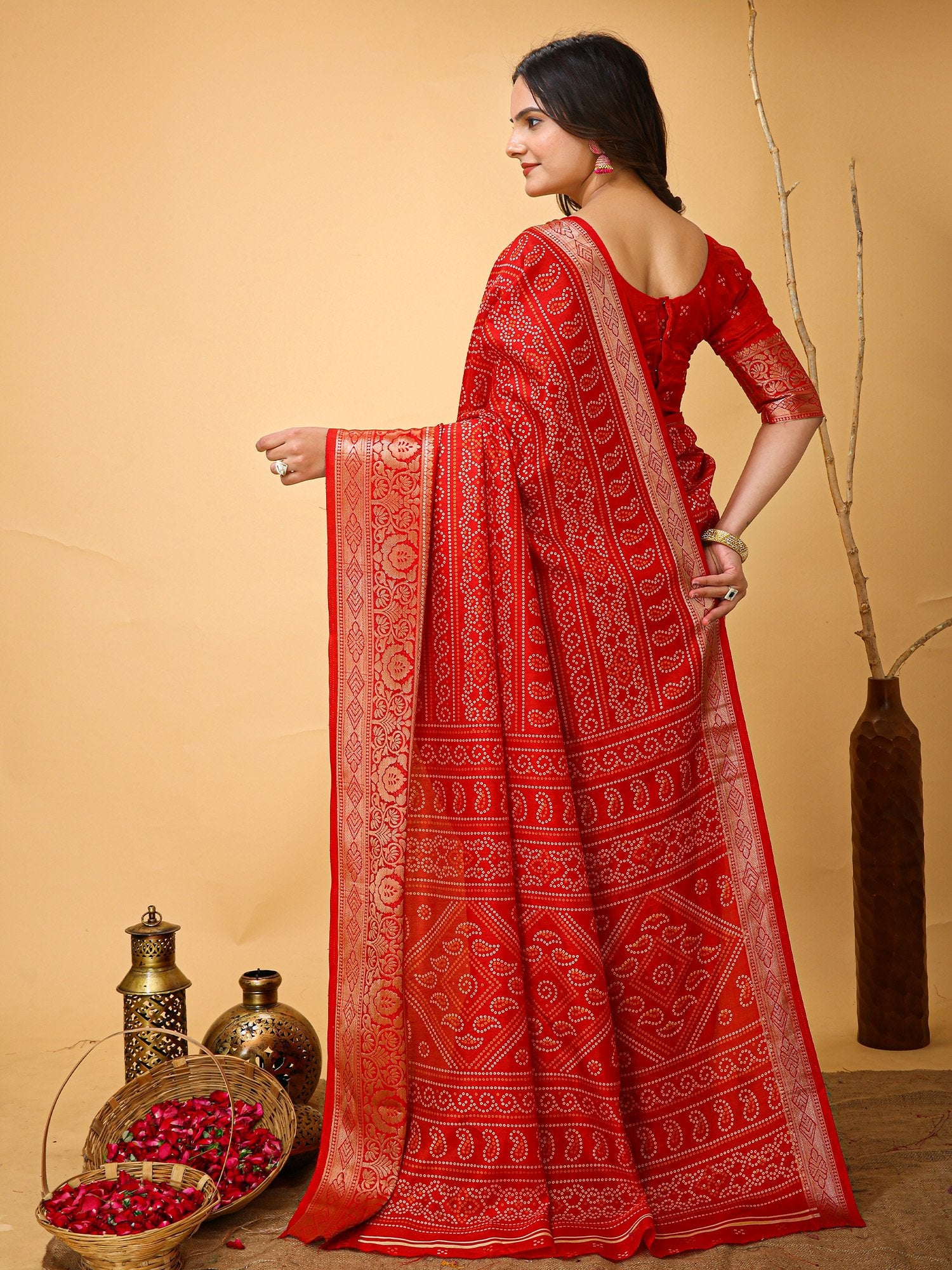 partywear designer saree for festive occasions