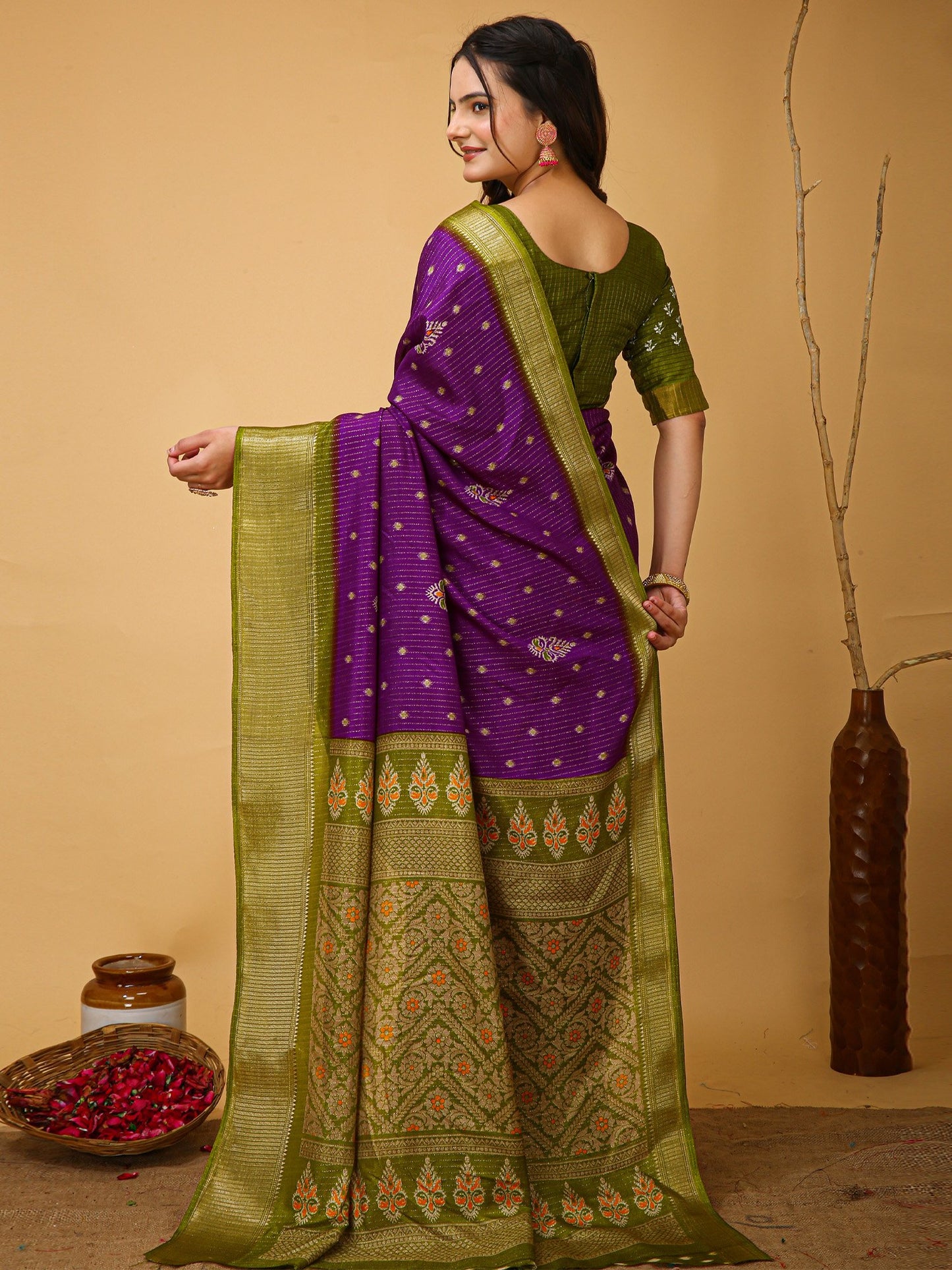 partywear designer saree for festive occasions