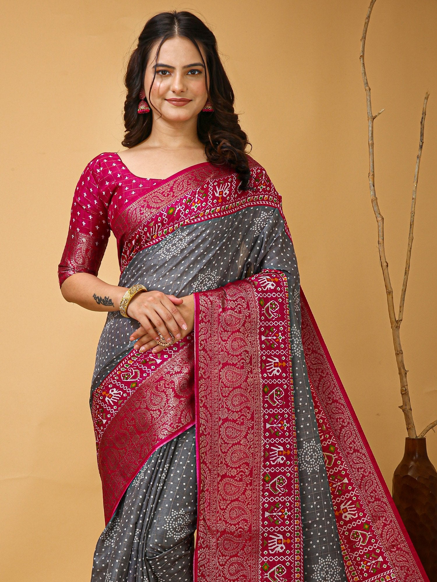 partywear designer saree for festive occasions