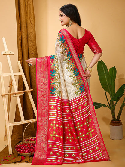 partywear designer saree for festive occasions