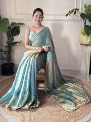 partywear designer saree for festive occasions