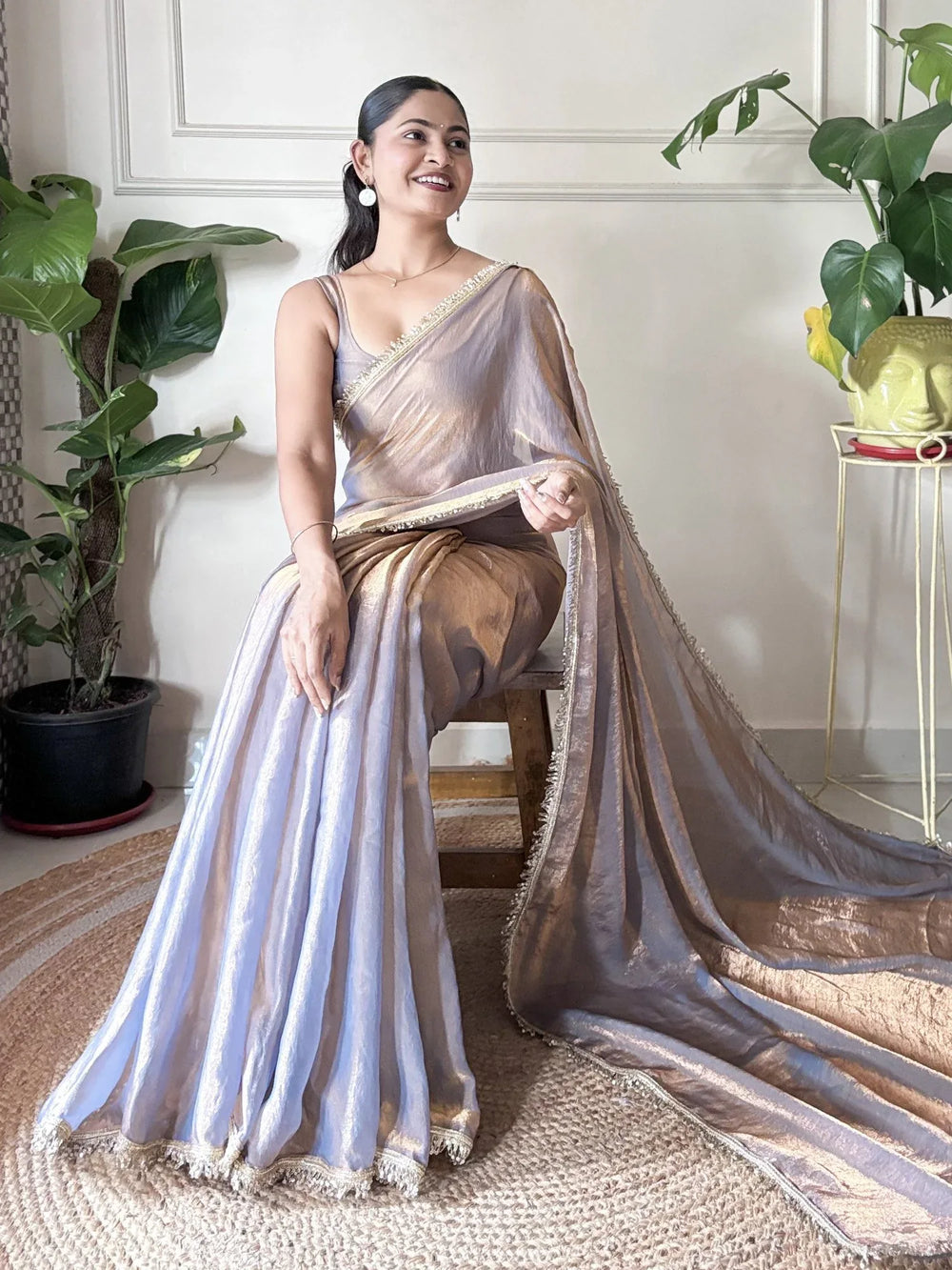 partywear designer saree for festive occasions