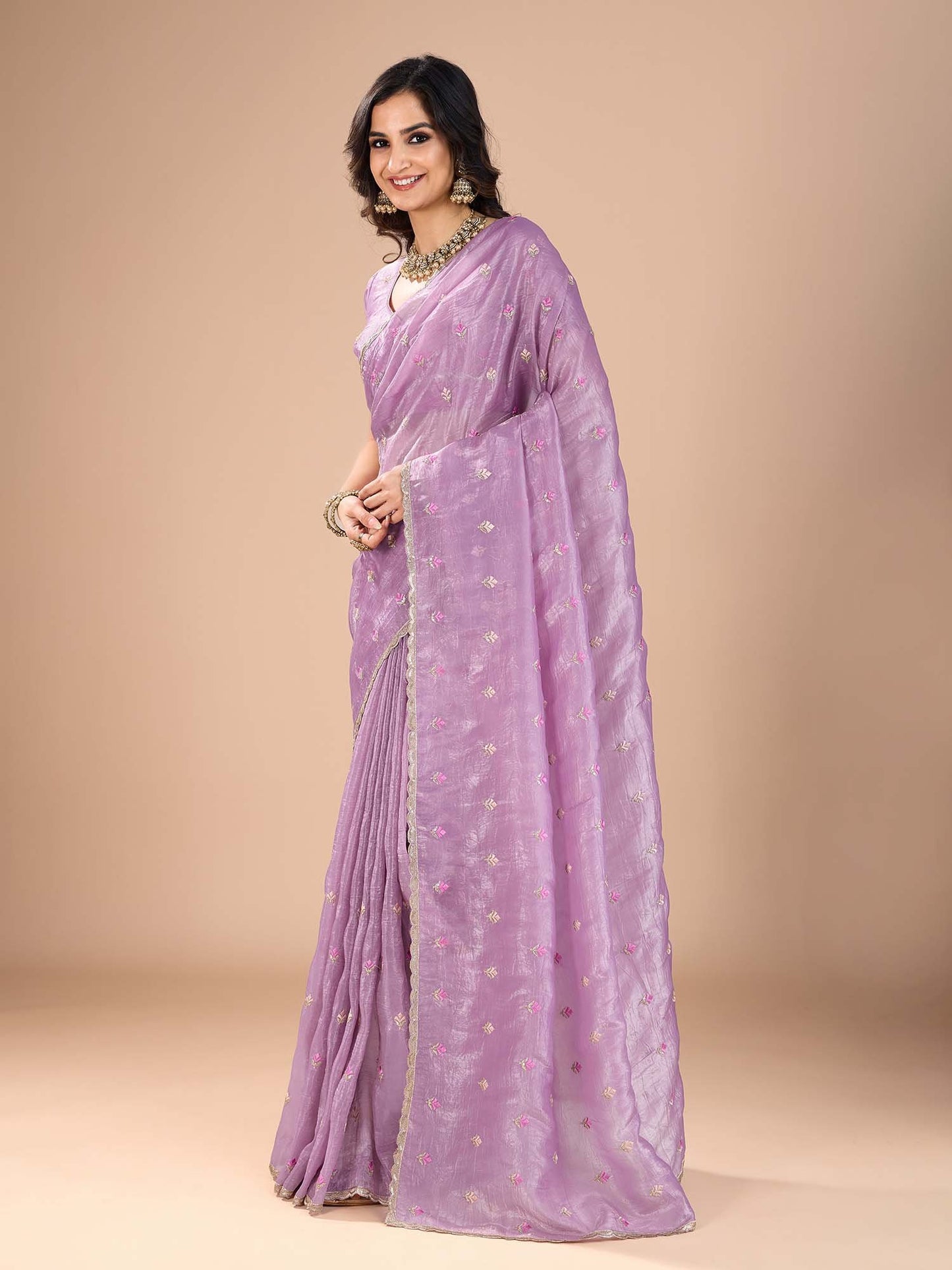 partywear designer saree for festive occasions