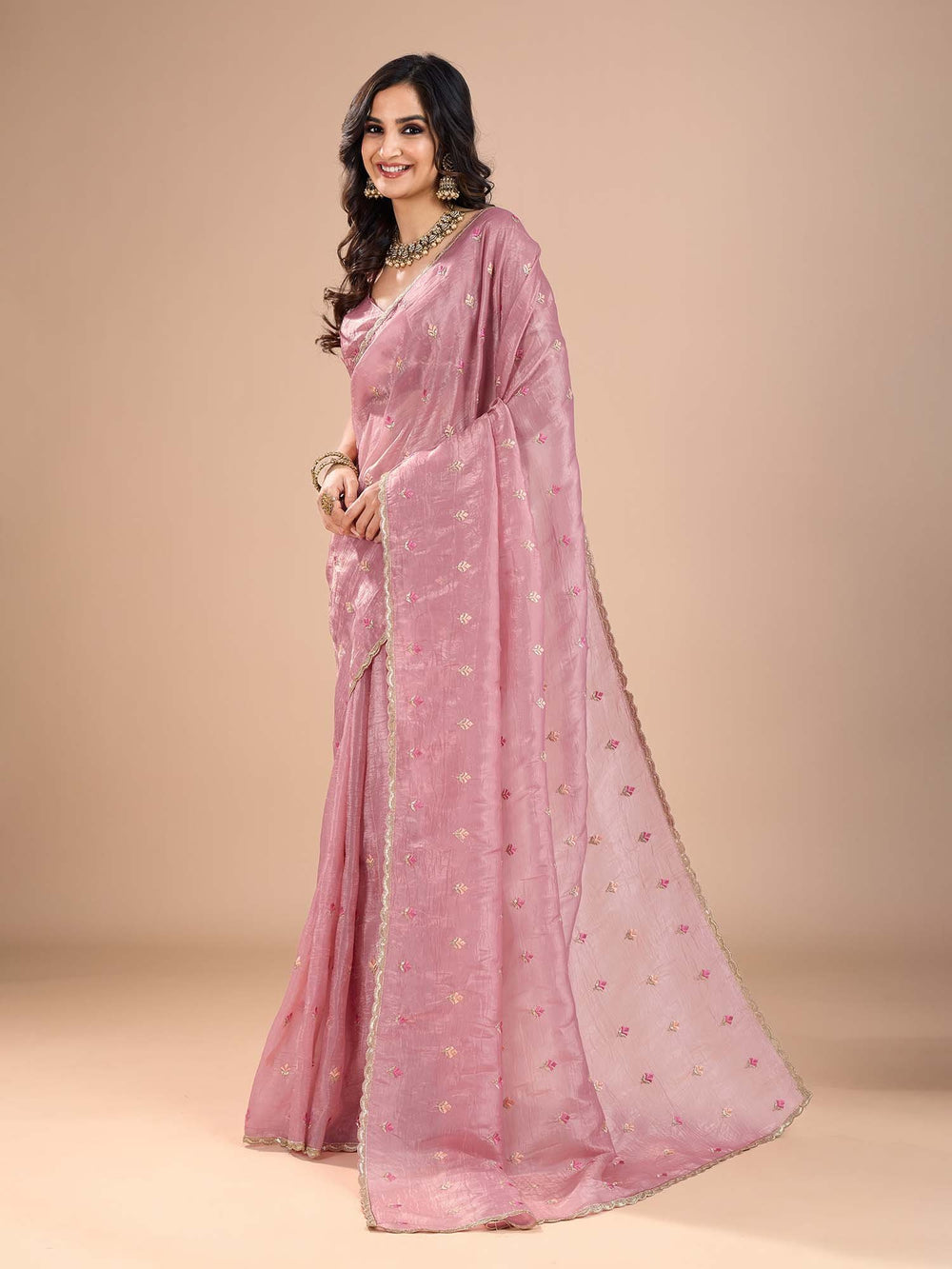 partywear designer saree for festive occasions