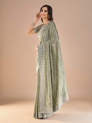 partywear designer saree for festive occasions