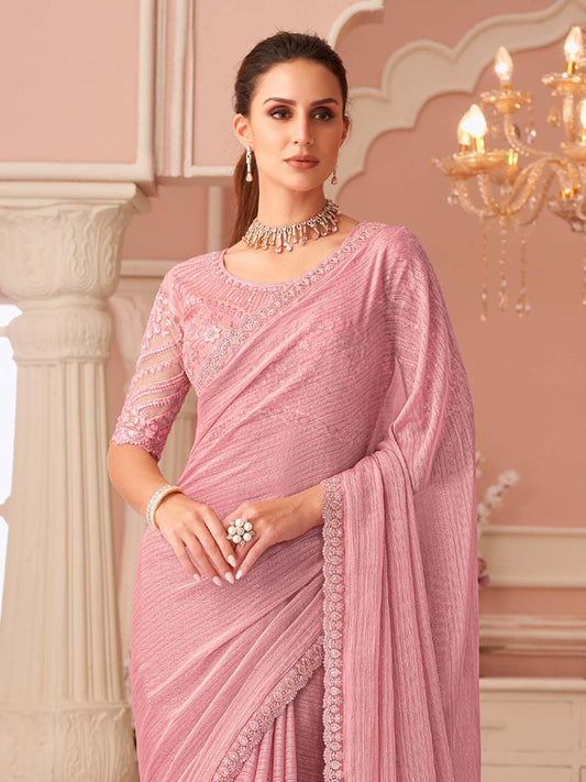 partywear designer saree for festive occasions