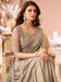 Grey Grey Party Wear Chiffon Embellished Saree