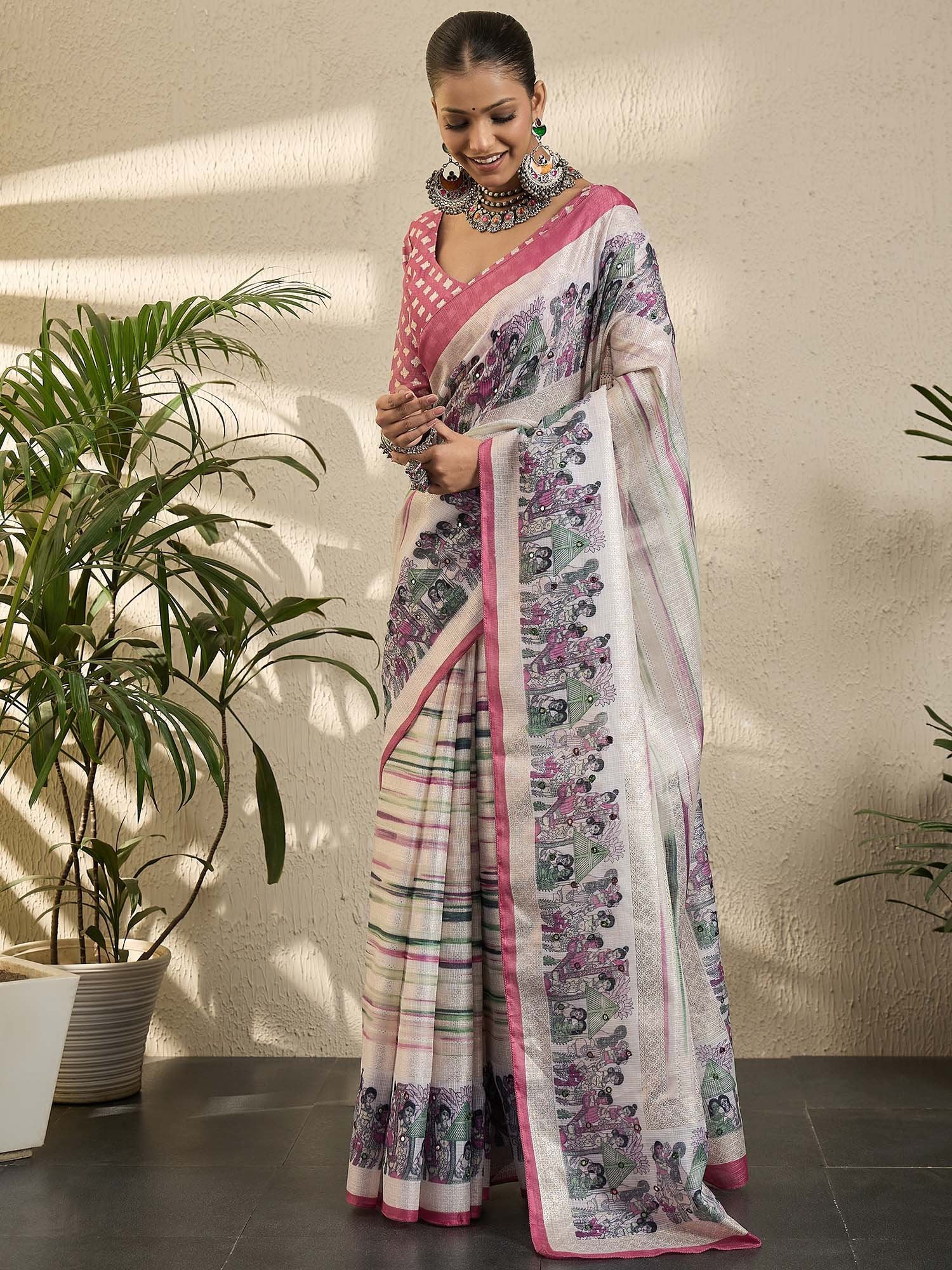 partywear designer saree for festive occasions