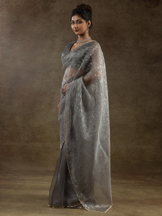 partywear designer saree for festive occasions