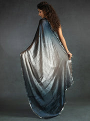 Beige Party Wear Satin Silk Ready To Wear Saree