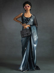 partywear designer saree for festive occasions