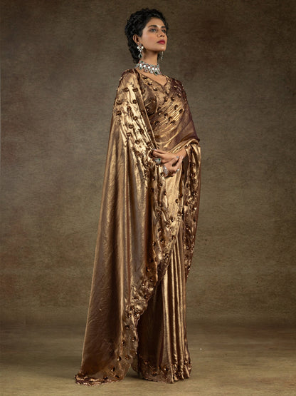 partywear designer saree for festive occasions