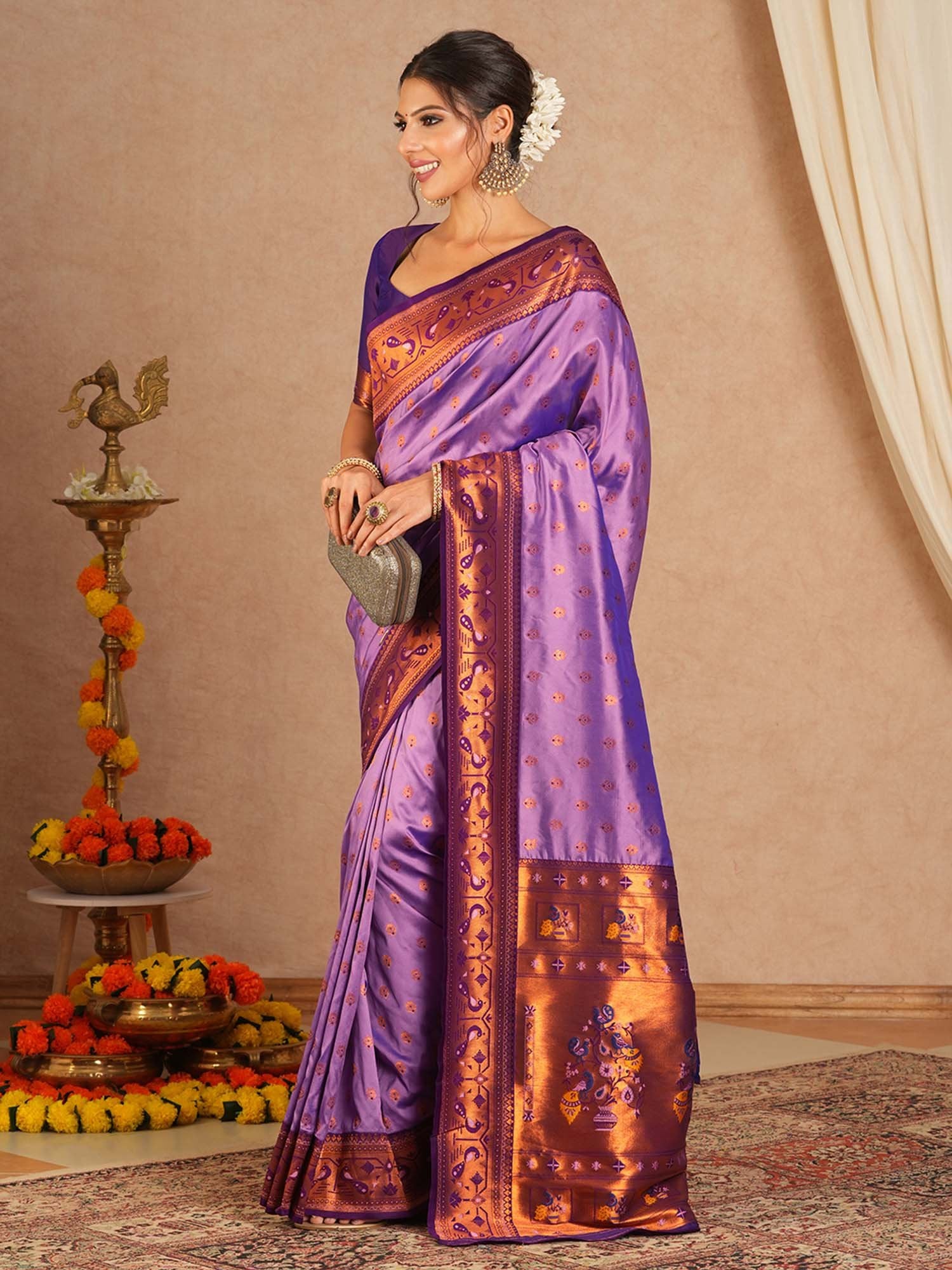 partywear designer saree for festive occasions