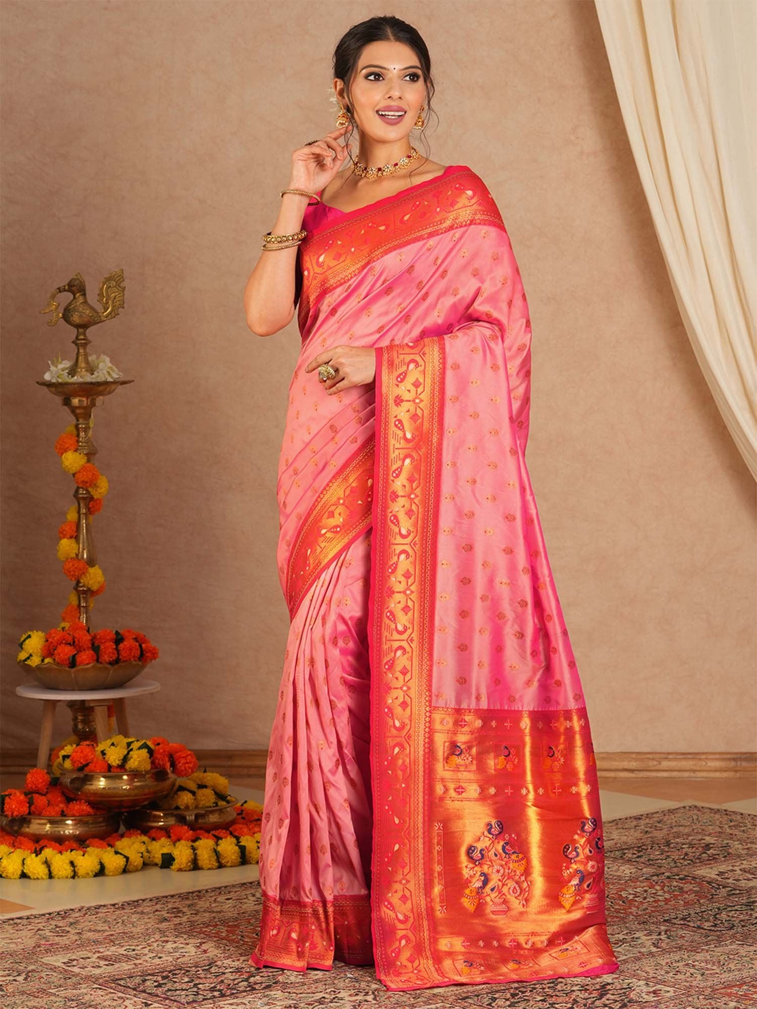 partywear designer saree for festive occasions