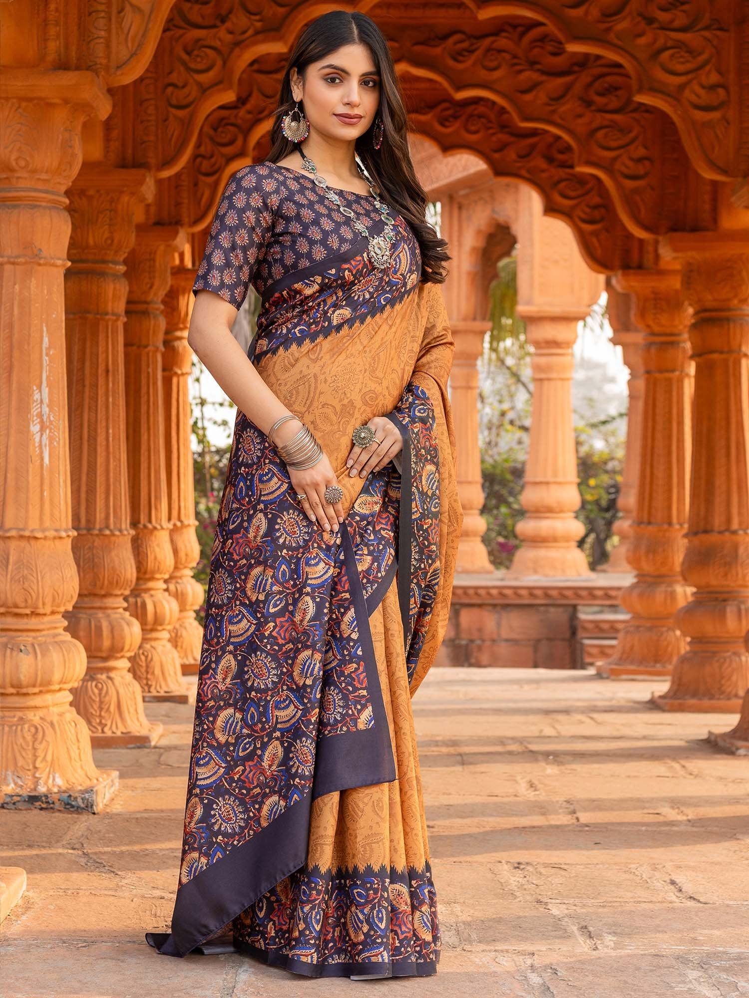 partywear designer saree for festive occasions
