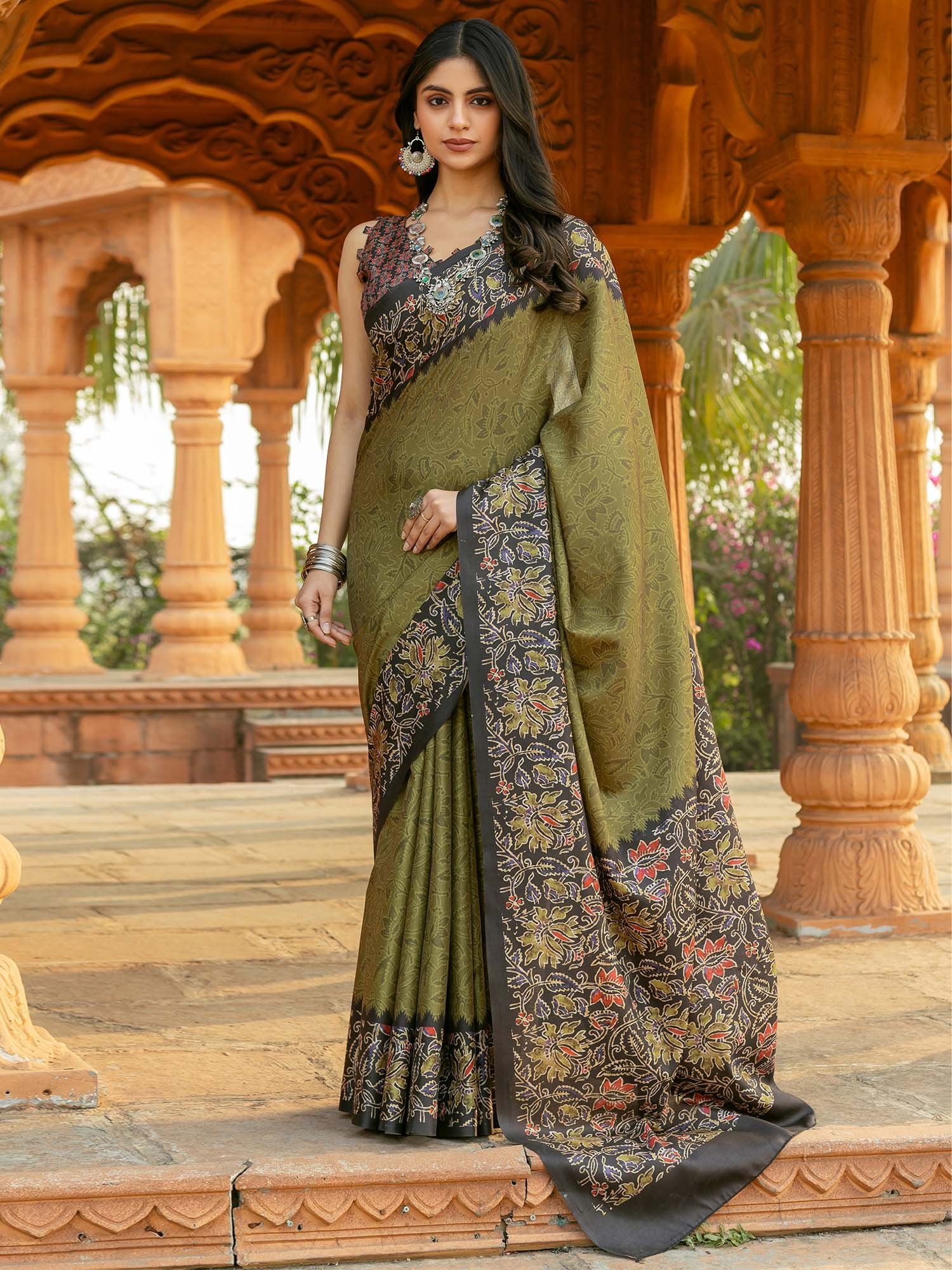 partywear designer saree for festive occasions