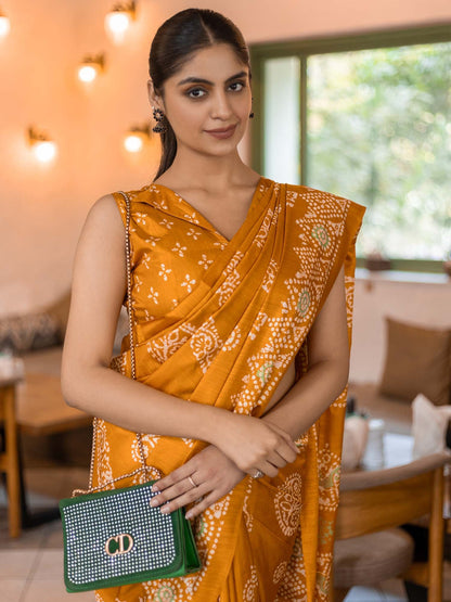 partywear designer saree for festive occasions