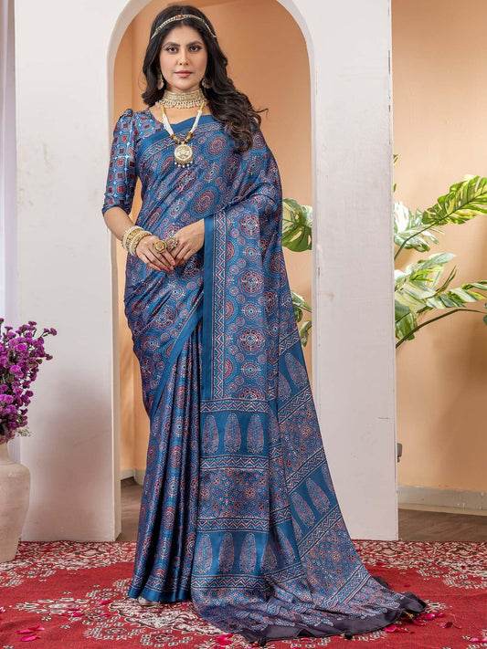 partywear designer saree for festive occasions