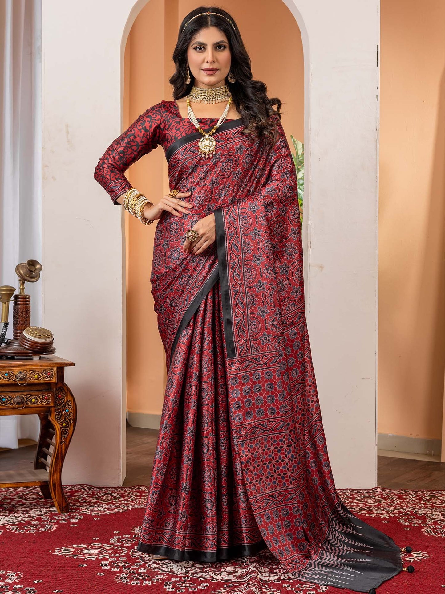 partywear designer saree for festive occasions