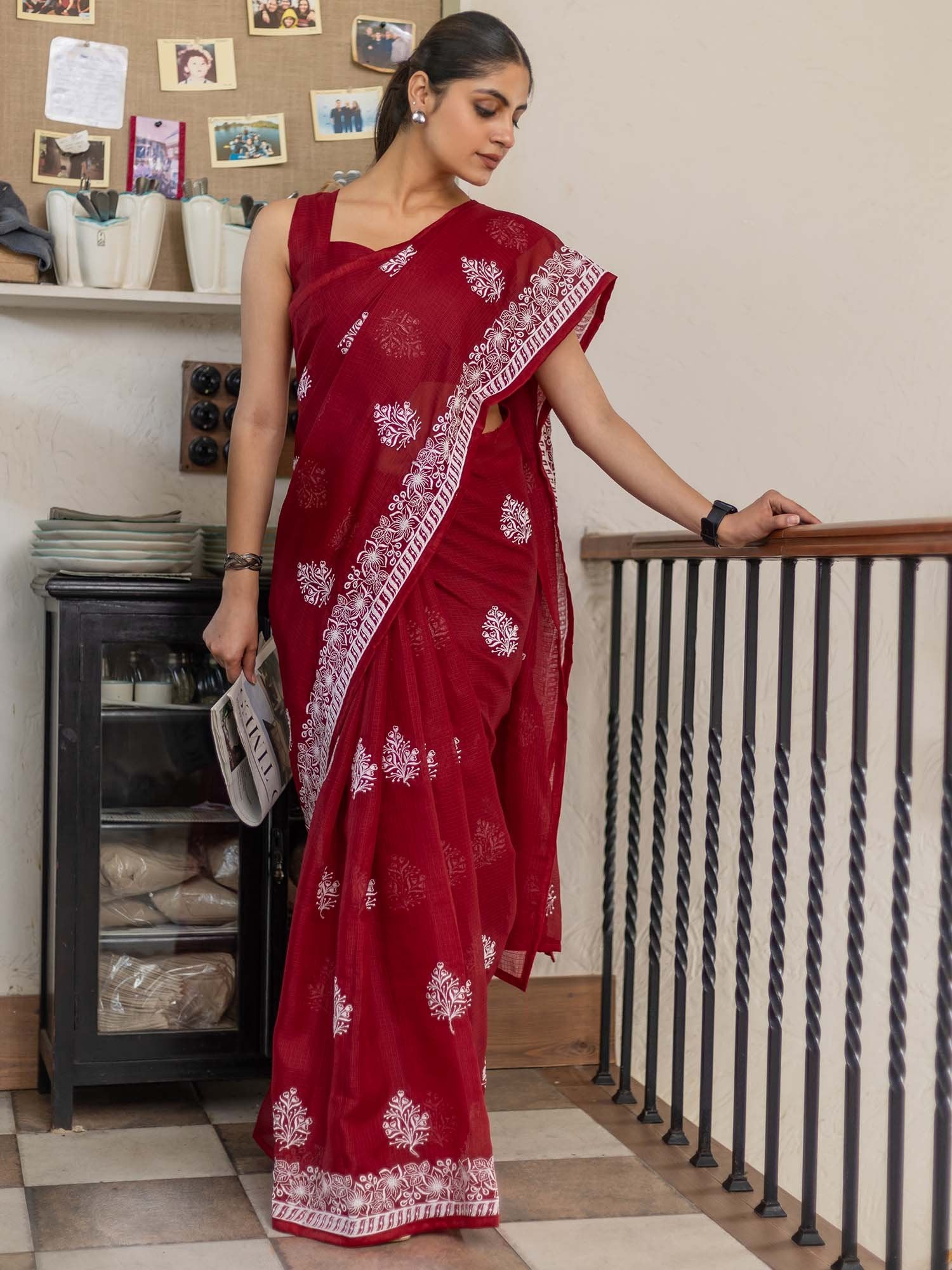 partywear designer saree for festive occasions