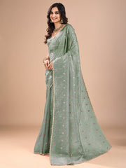 partywear designer saree for festive occasions