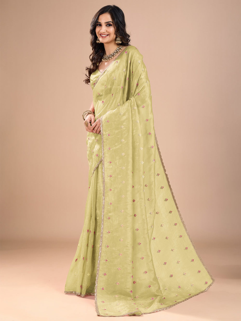 partywear designer saree for festive occasions