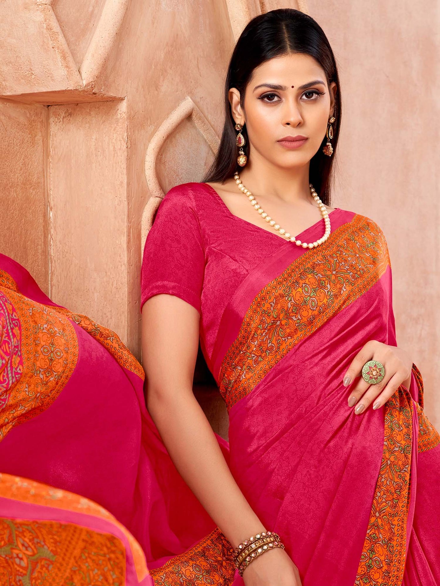 partywear designer saree for festive occasions