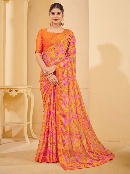 partywear designer saree for festive occasions