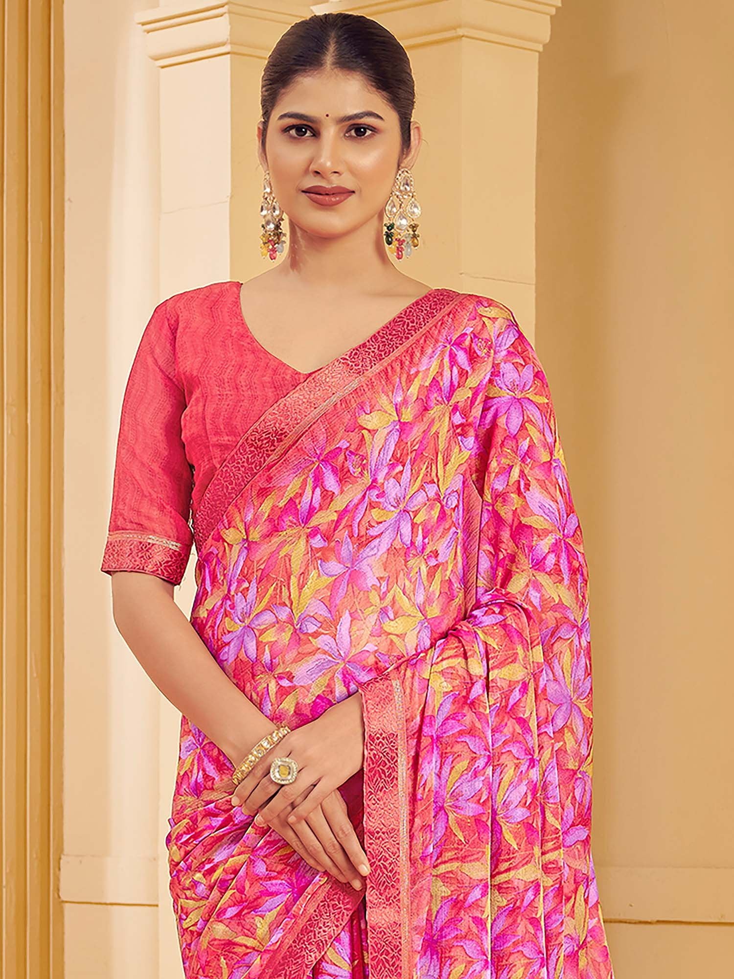 partywear designer saree for festive occasions